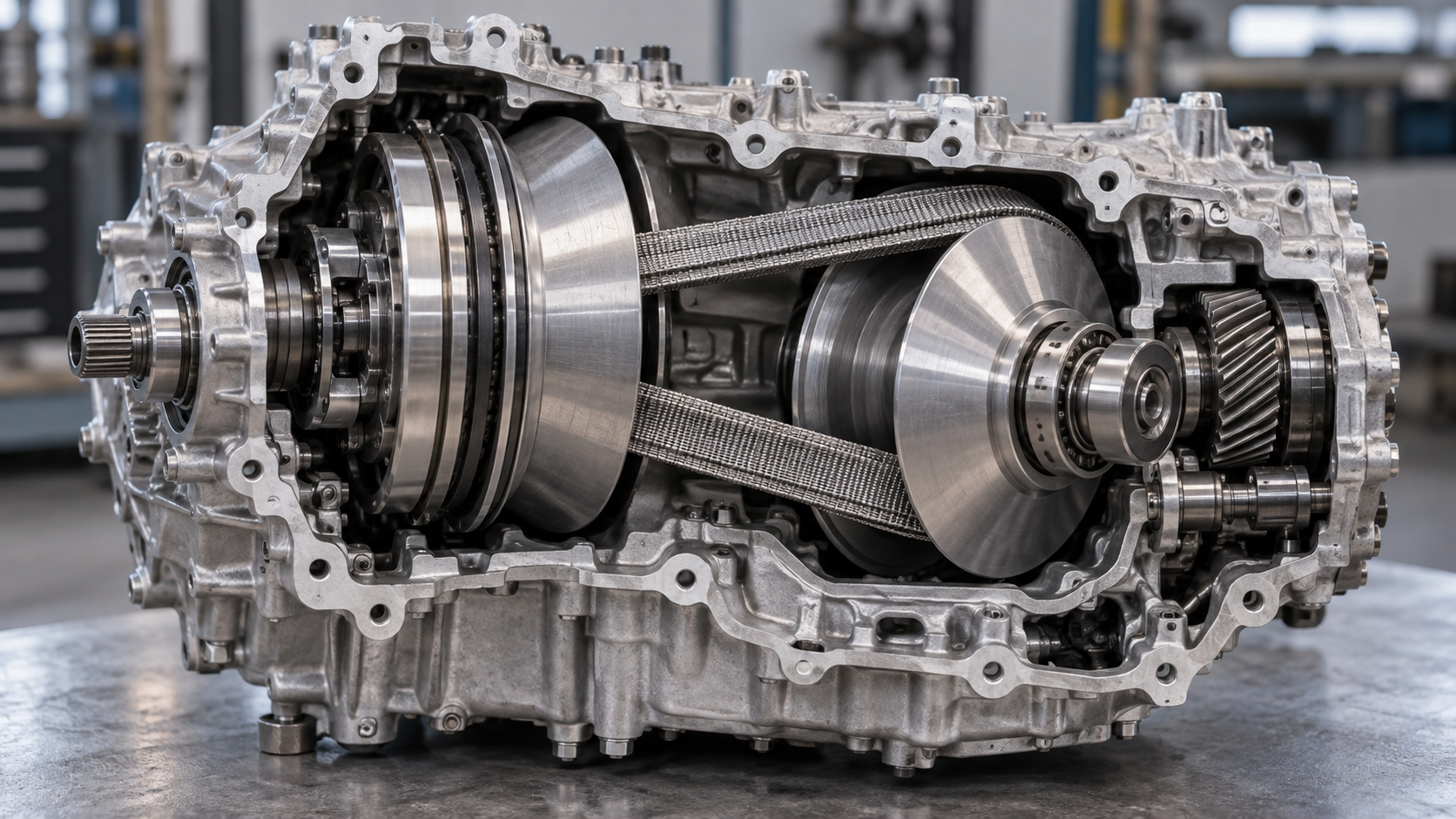 Что такое коробка CVT - техническая предметная сцена для статьи TechHelp.