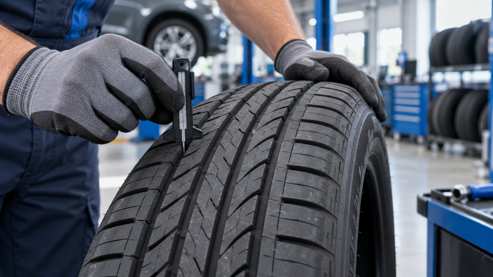 Автомобильная сцена по теме: treadwear шины что это