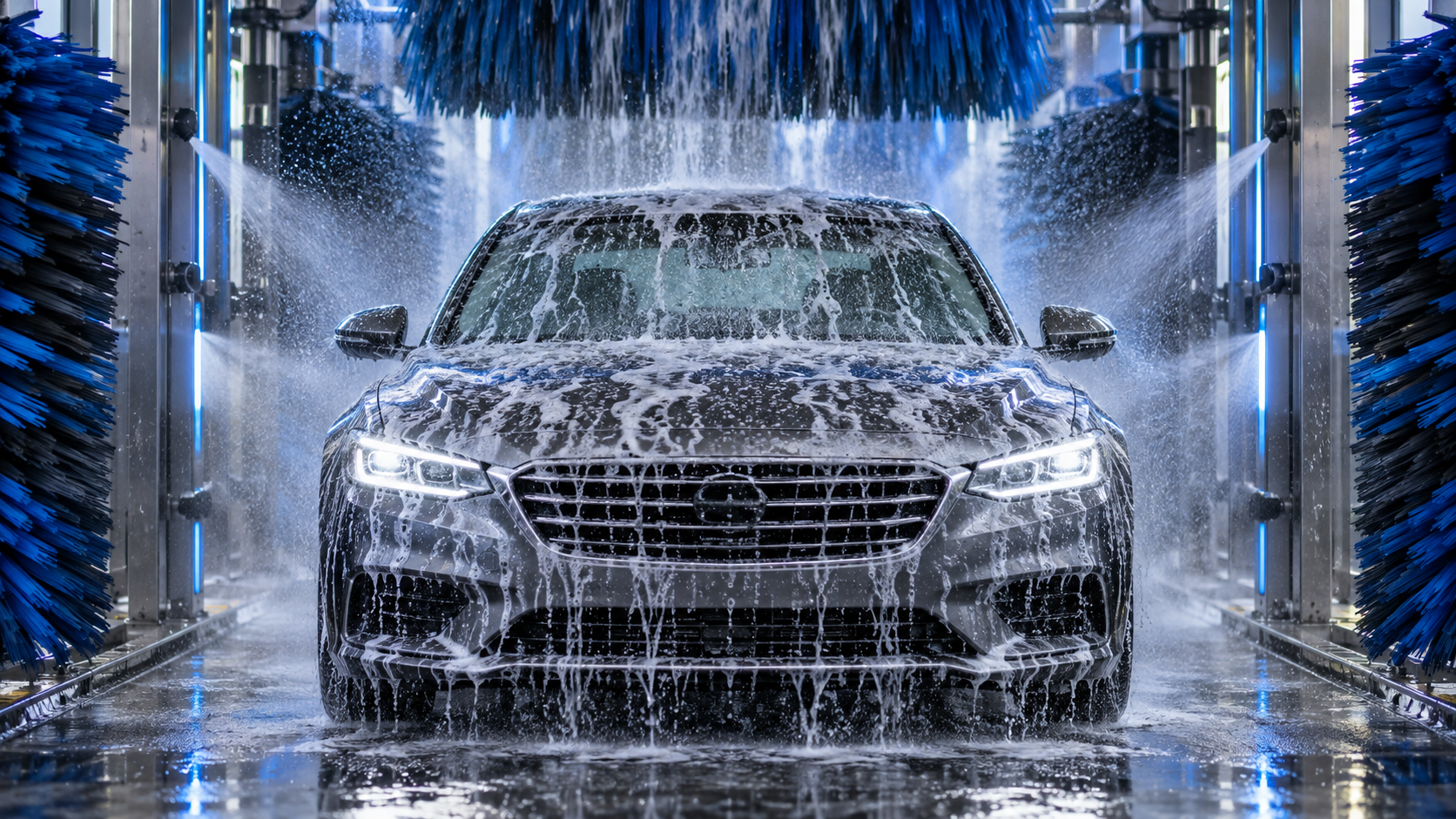Автомобильная сцена по теме: какая бывает мойка автомобиля